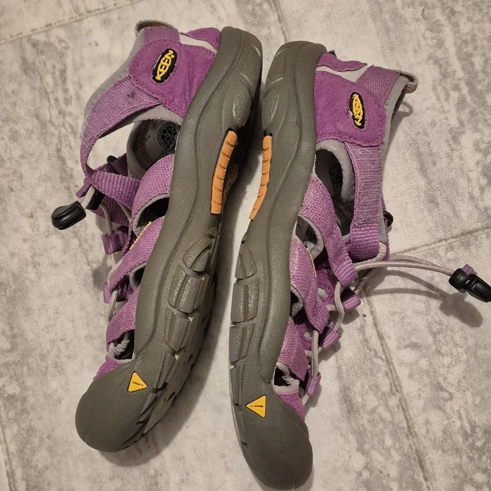 Keen Kids Purple and Gray Sandals